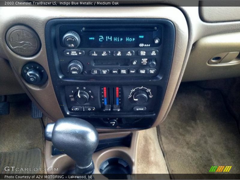 Indigo Blue Metallic / Medium Oak 2003 Chevrolet TrailBlazer LS
