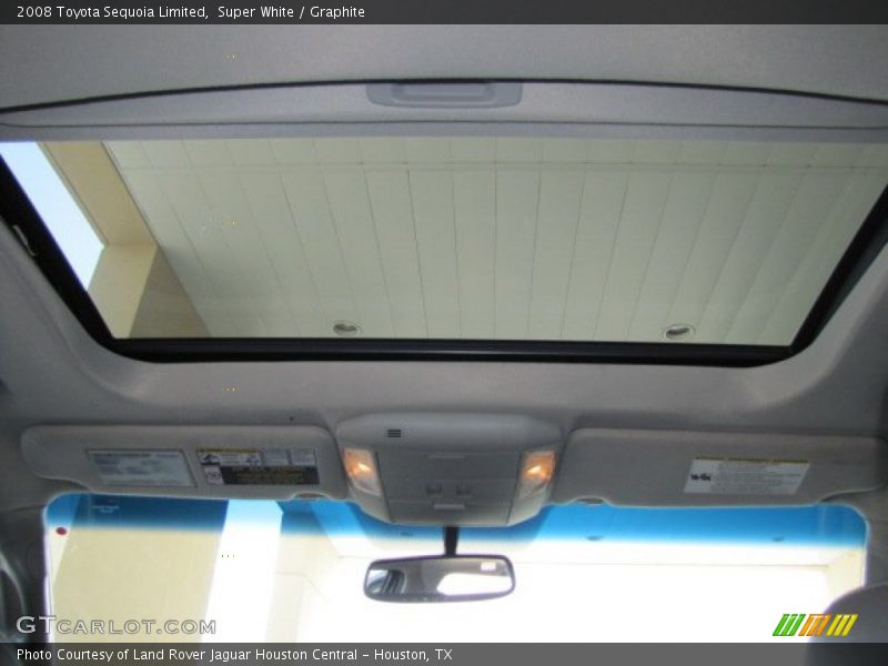 Super White / Graphite 2008 Toyota Sequoia Limited