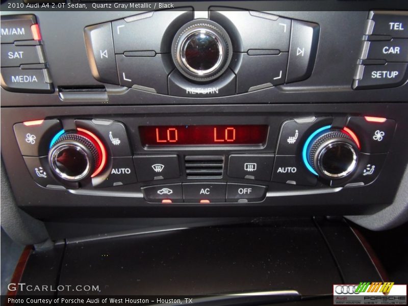Quartz Gray Metallic / Black 2010 Audi A4 2.0T Sedan