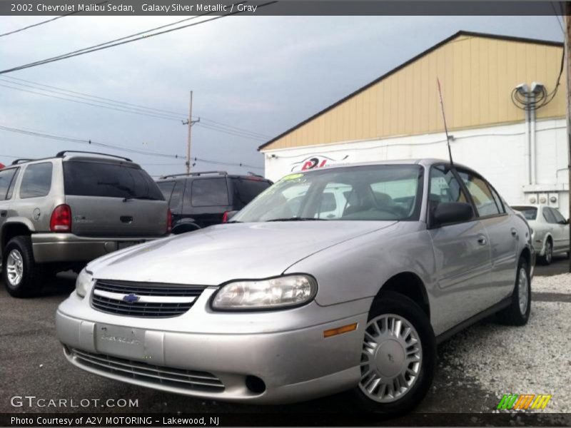 Galaxy Silver Metallic / Gray 2002 Chevrolet Malibu Sedan