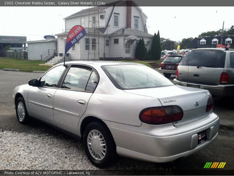 Galaxy Silver Metallic / Gray 2002 Chevrolet Malibu Sedan
