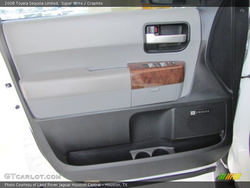 Super White / Graphite 2008 Toyota Sequoia Limited