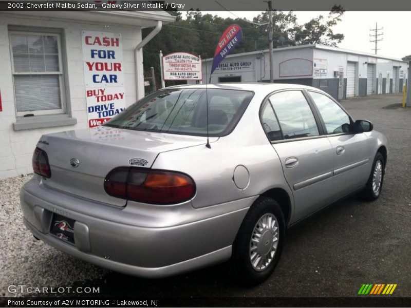 Galaxy Silver Metallic / Gray 2002 Chevrolet Malibu Sedan