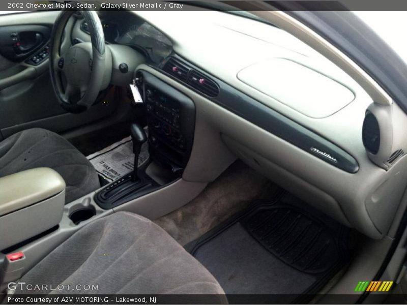 Galaxy Silver Metallic / Gray 2002 Chevrolet Malibu Sedan