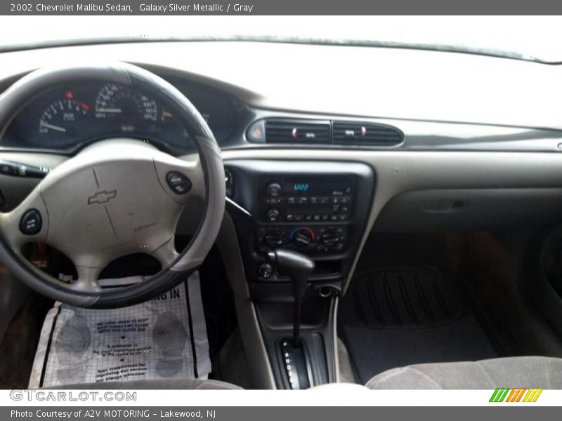 Galaxy Silver Metallic / Gray 2002 Chevrolet Malibu Sedan