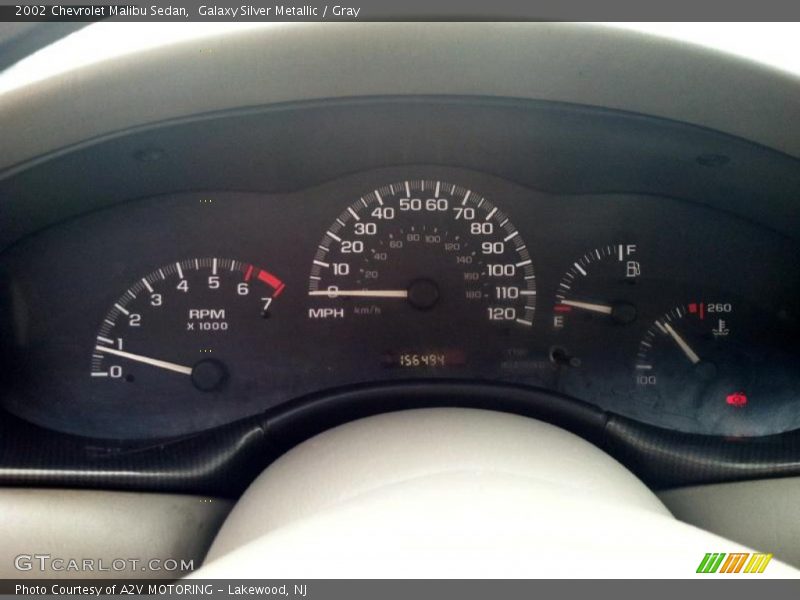 Galaxy Silver Metallic / Gray 2002 Chevrolet Malibu Sedan