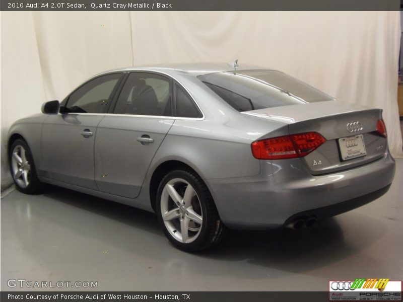 Quartz Gray Metallic / Black 2010 Audi A4 2.0T Sedan