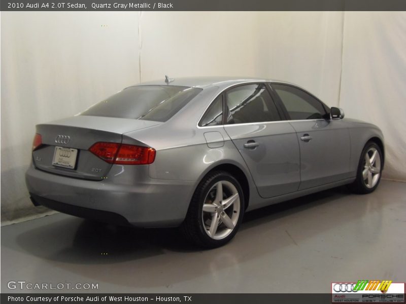 Quartz Gray Metallic / Black 2010 Audi A4 2.0T Sedan