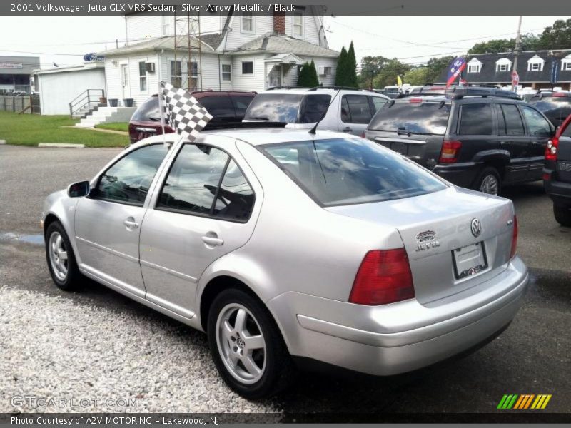 Silver Arrow Metallic / Black 2001 Volkswagen Jetta GLX VR6 Sedan
