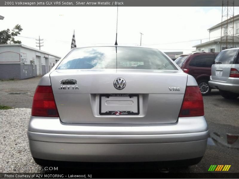Silver Arrow Metallic / Black 2001 Volkswagen Jetta GLX VR6 Sedan