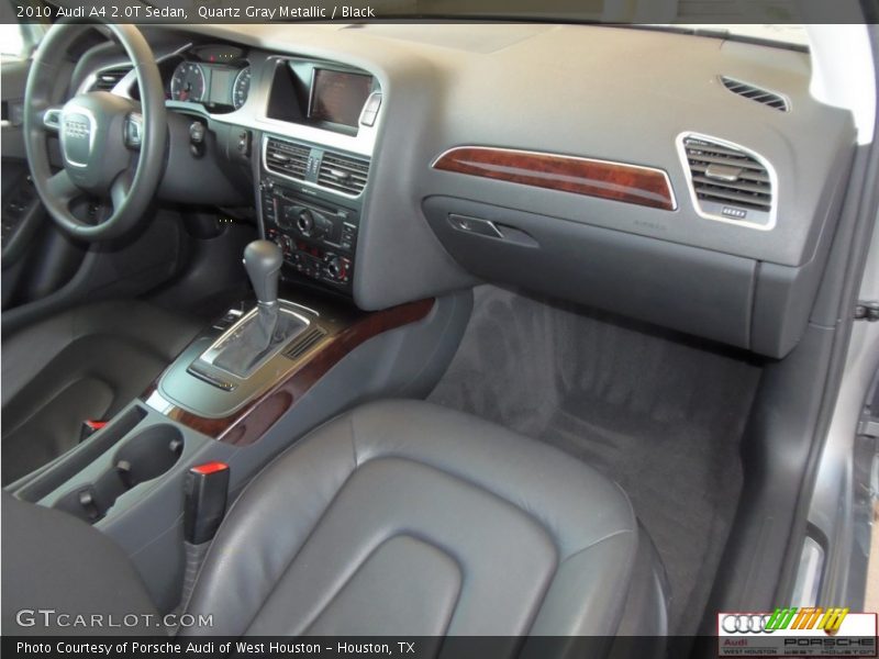 Quartz Gray Metallic / Black 2010 Audi A4 2.0T Sedan