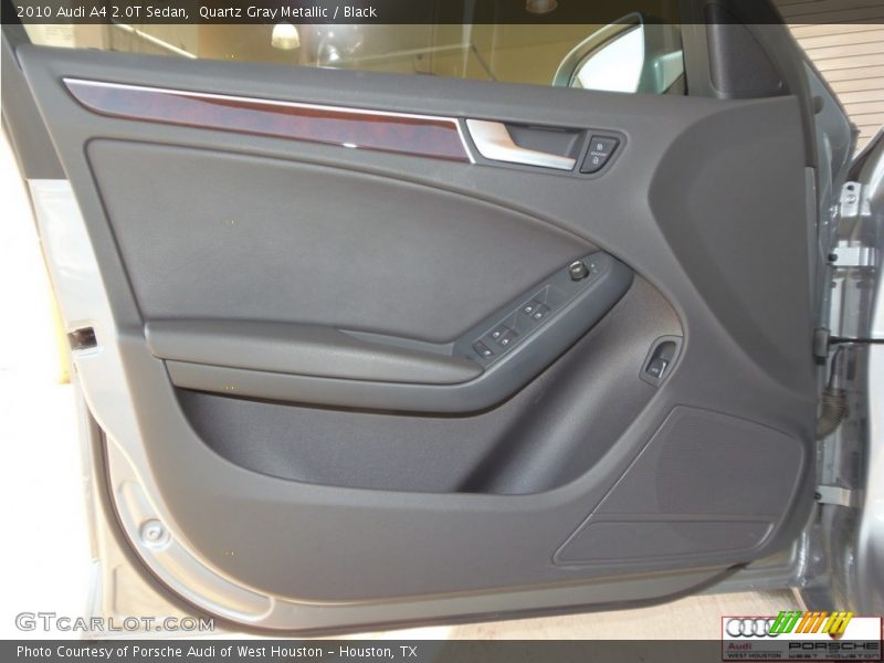 Quartz Gray Metallic / Black 2010 Audi A4 2.0T Sedan