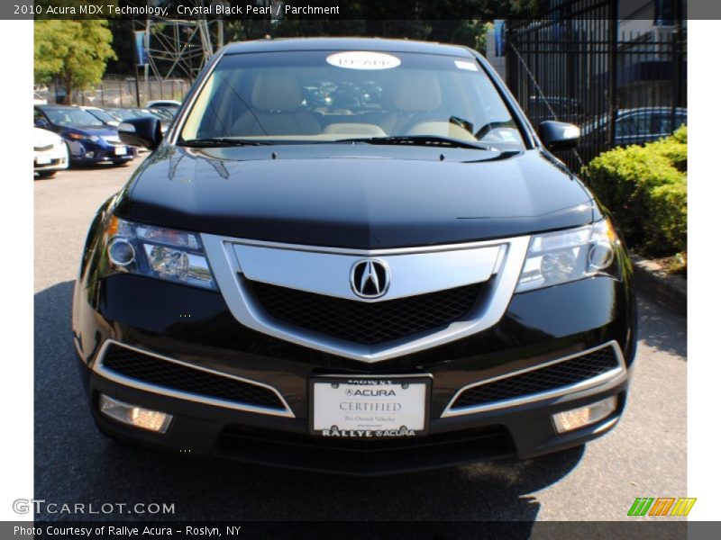 Crystal Black Pearl / Parchment 2010 Acura MDX Technology