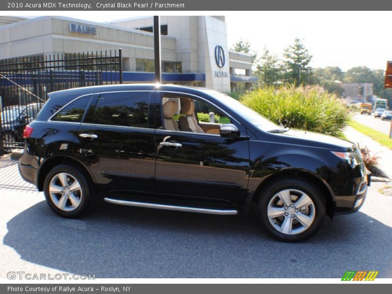 Crystal Black Pearl / Parchment 2010 Acura MDX Technology