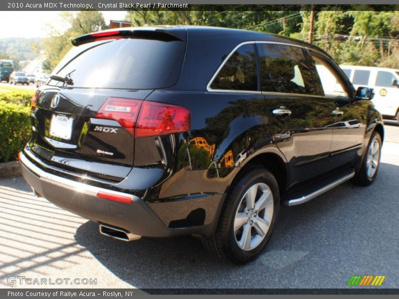 Crystal Black Pearl / Parchment 2010 Acura MDX Technology