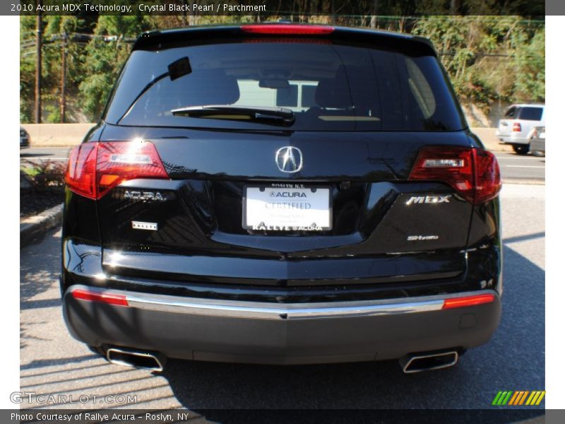 Crystal Black Pearl / Parchment 2010 Acura MDX Technology
