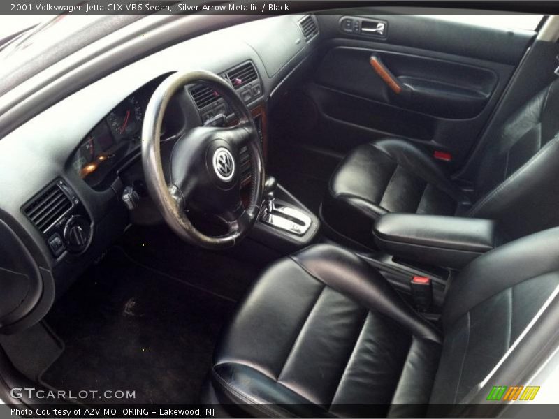  2001 Jetta GLX VR6 Sedan Black Interior