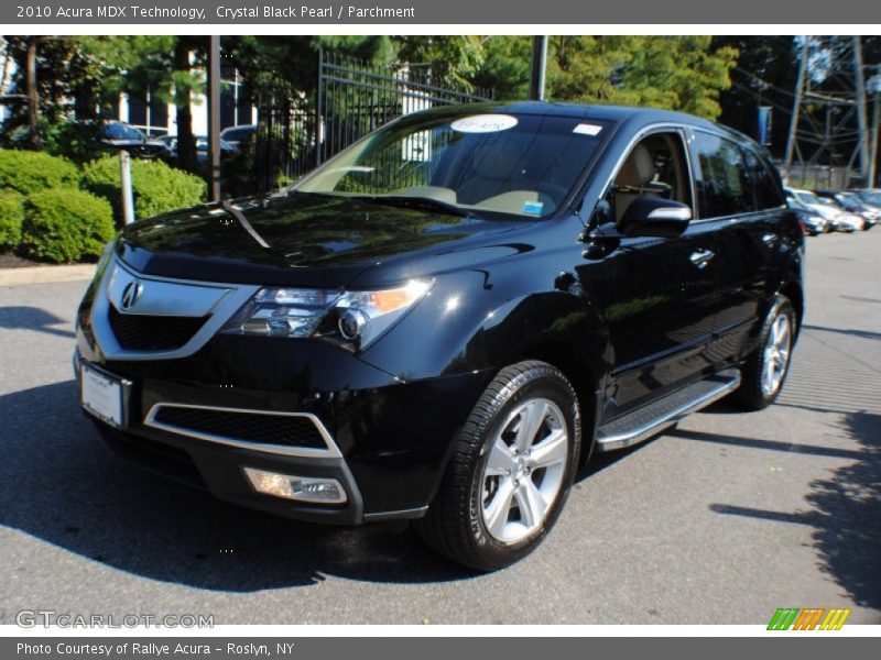 Crystal Black Pearl / Parchment 2010 Acura MDX Technology