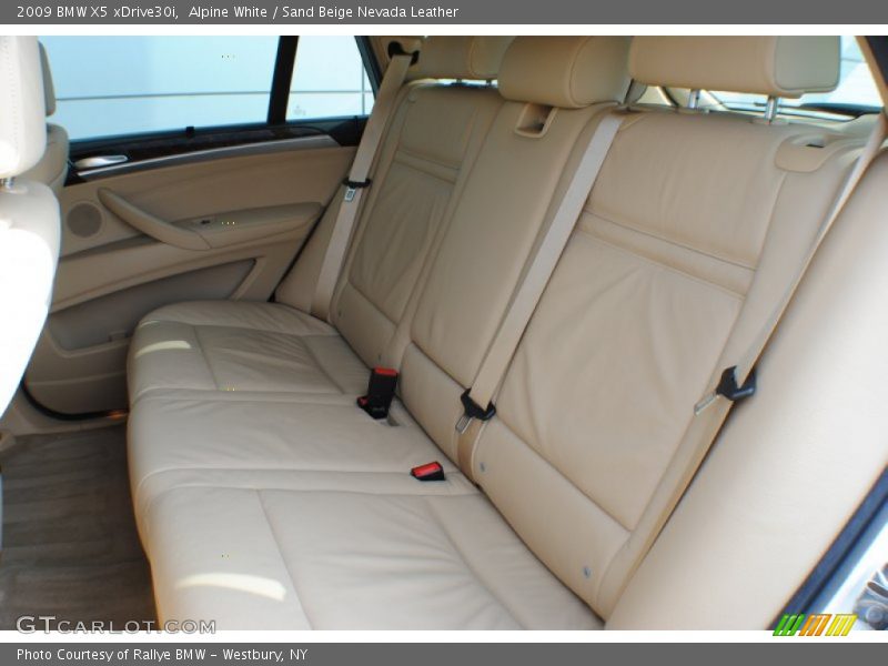 Alpine White / Sand Beige Nevada Leather 2009 BMW X5 xDrive30i