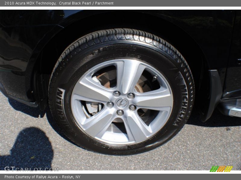 Crystal Black Pearl / Parchment 2010 Acura MDX Technology