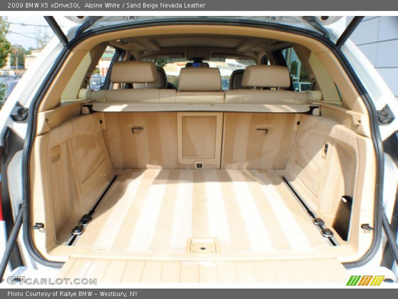 Alpine White / Sand Beige Nevada Leather 2009 BMW X5 xDrive30i
