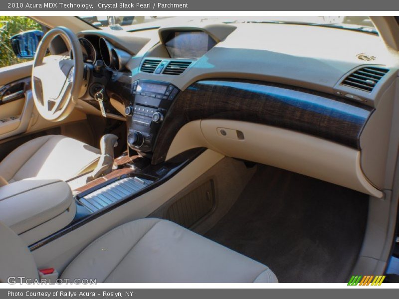 Crystal Black Pearl / Parchment 2010 Acura MDX Technology