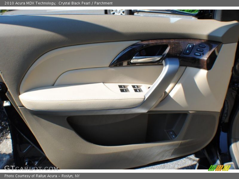 Crystal Black Pearl / Parchment 2010 Acura MDX Technology