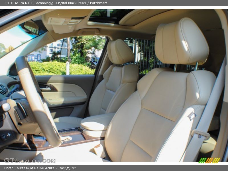 Crystal Black Pearl / Parchment 2010 Acura MDX Technology