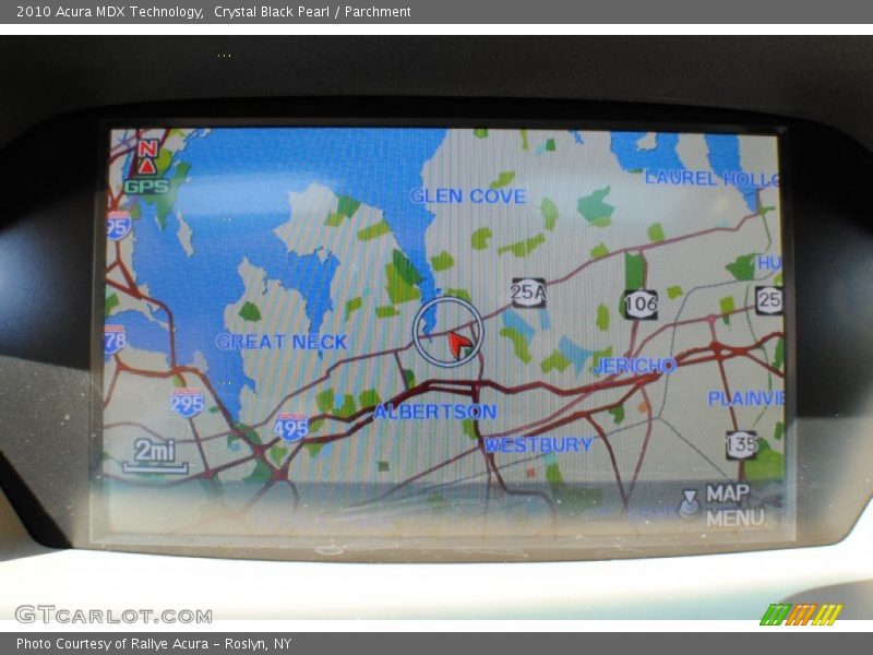 Crystal Black Pearl / Parchment 2010 Acura MDX Technology