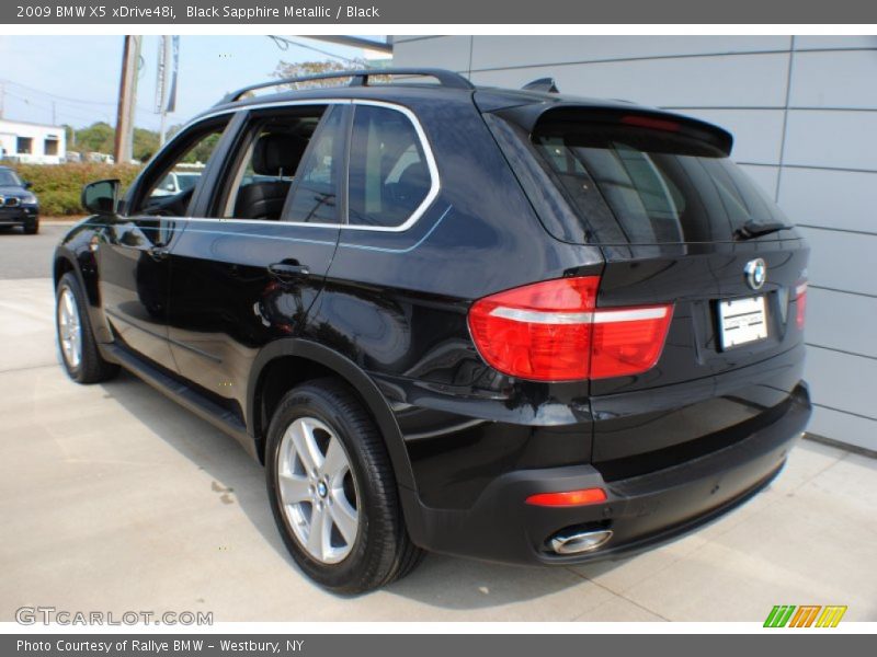 Black Sapphire Metallic / Black 2009 BMW X5 xDrive48i