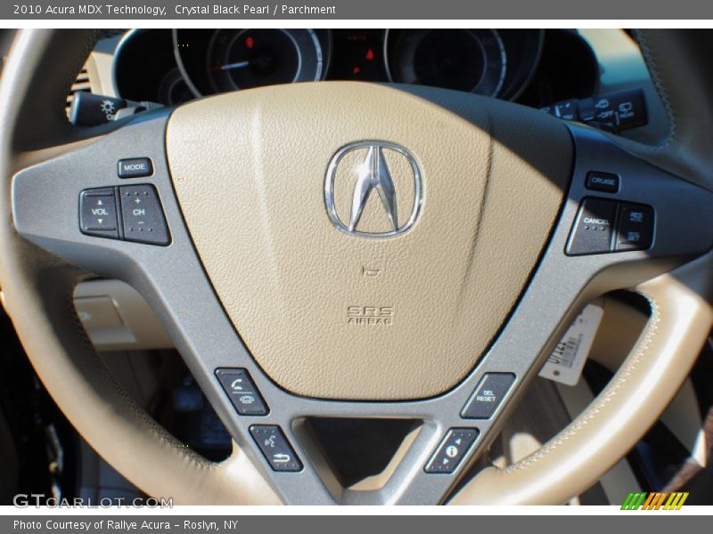 Crystal Black Pearl / Parchment 2010 Acura MDX Technology