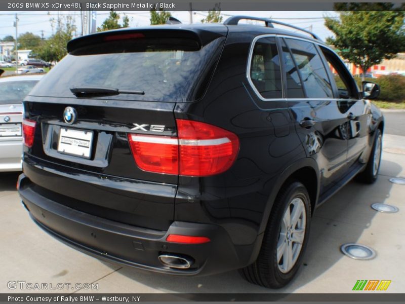 Black Sapphire Metallic / Black 2009 BMW X5 xDrive48i