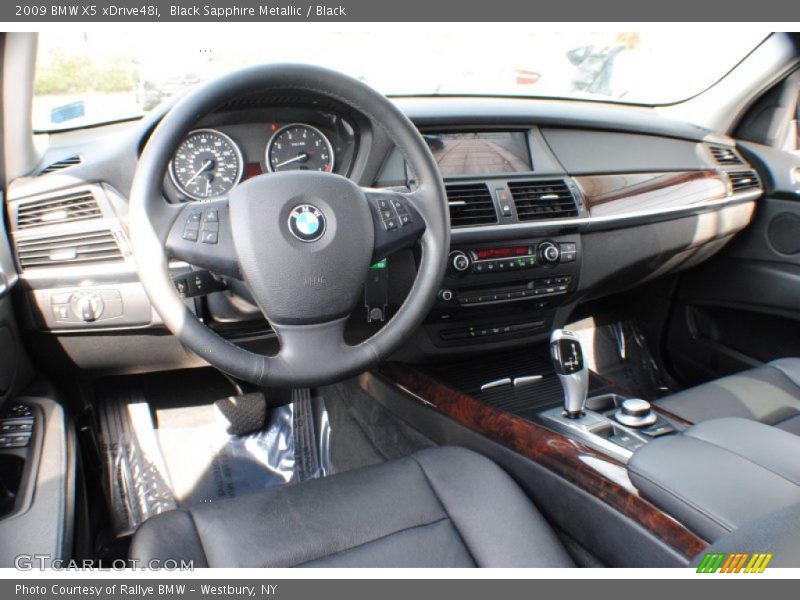 Black Sapphire Metallic / Black 2009 BMW X5 xDrive48i