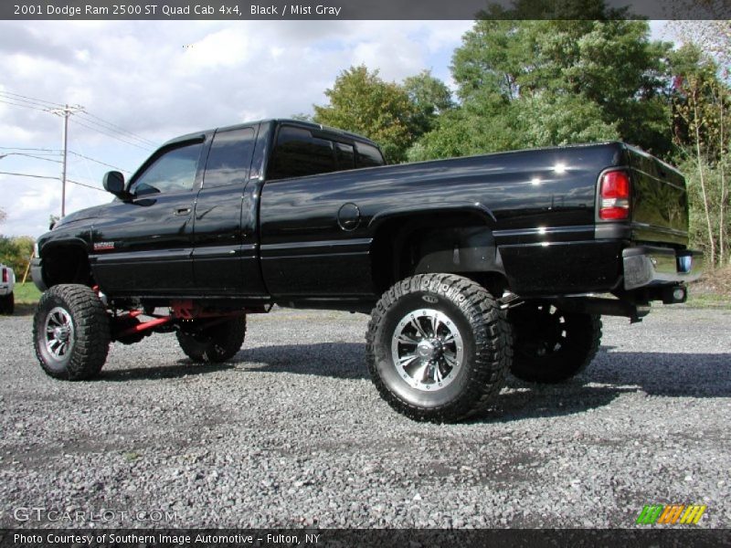 Black / Mist Gray 2001 Dodge Ram 2500 ST Quad Cab 4x4
