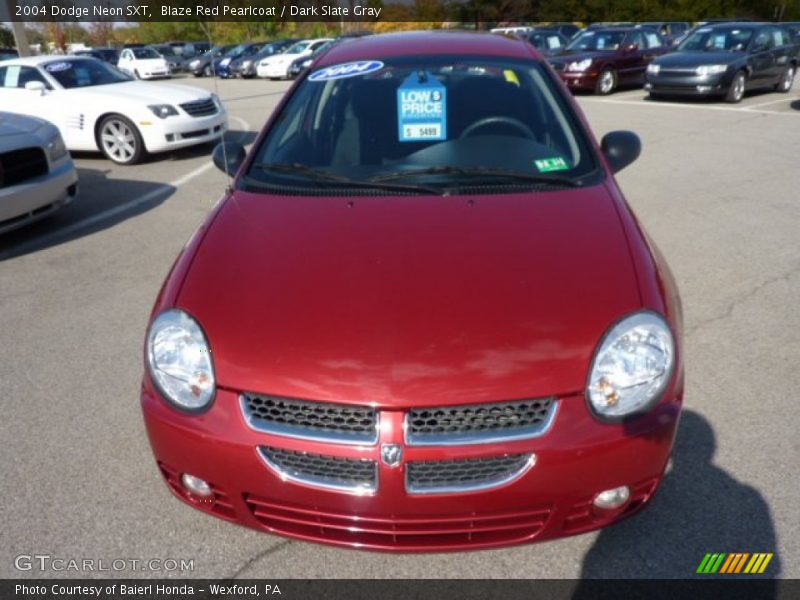 Blaze Red Pearlcoat / Dark Slate Gray 2004 Dodge Neon SXT