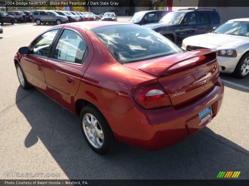 Blaze Red Pearlcoat / Dark Slate Gray 2004 Dodge Neon SXT