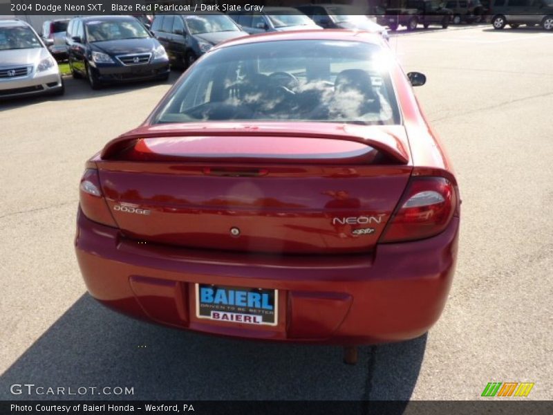 Blaze Red Pearlcoat / Dark Slate Gray 2004 Dodge Neon SXT