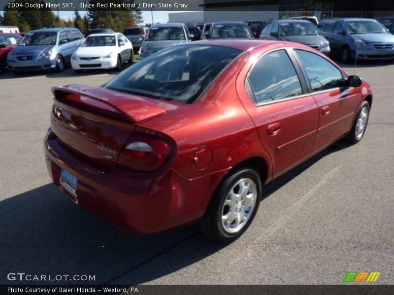Blaze Red Pearlcoat / Dark Slate Gray 2004 Dodge Neon SXT