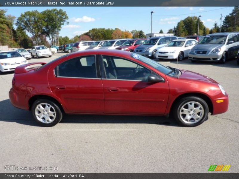 Blaze Red Pearlcoat / Dark Slate Gray 2004 Dodge Neon SXT