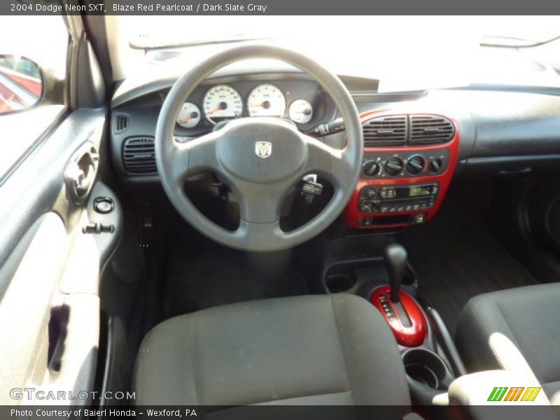 Blaze Red Pearlcoat / Dark Slate Gray 2004 Dodge Neon SXT
