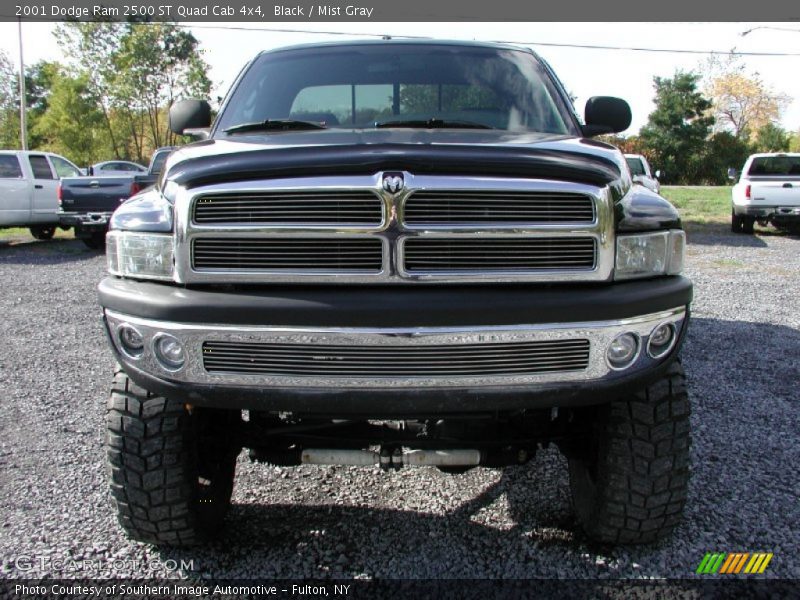 Black / Mist Gray 2001 Dodge Ram 2500 ST Quad Cab 4x4