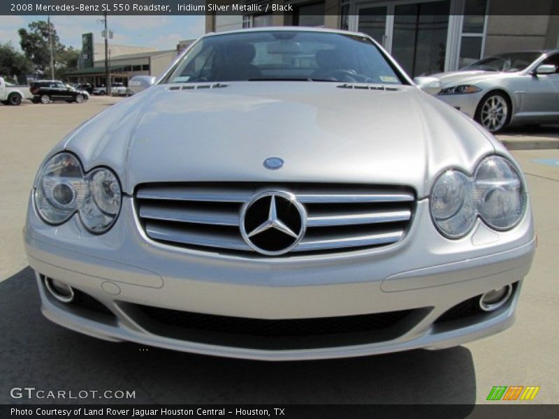Iridium Silver Metallic / Black 2008 Mercedes-Benz SL 550 Roadster