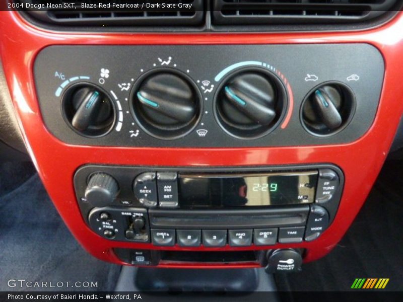 Blaze Red Pearlcoat / Dark Slate Gray 2004 Dodge Neon SXT