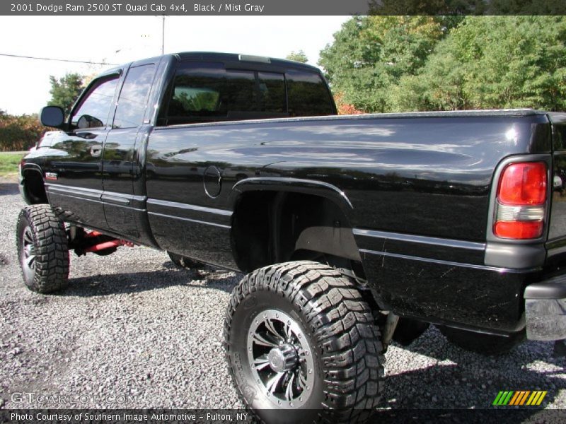 Black / Mist Gray 2001 Dodge Ram 2500 ST Quad Cab 4x4