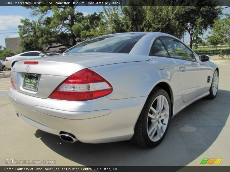 Iridium Silver Metallic / Black 2008 Mercedes-Benz SL 550 Roadster