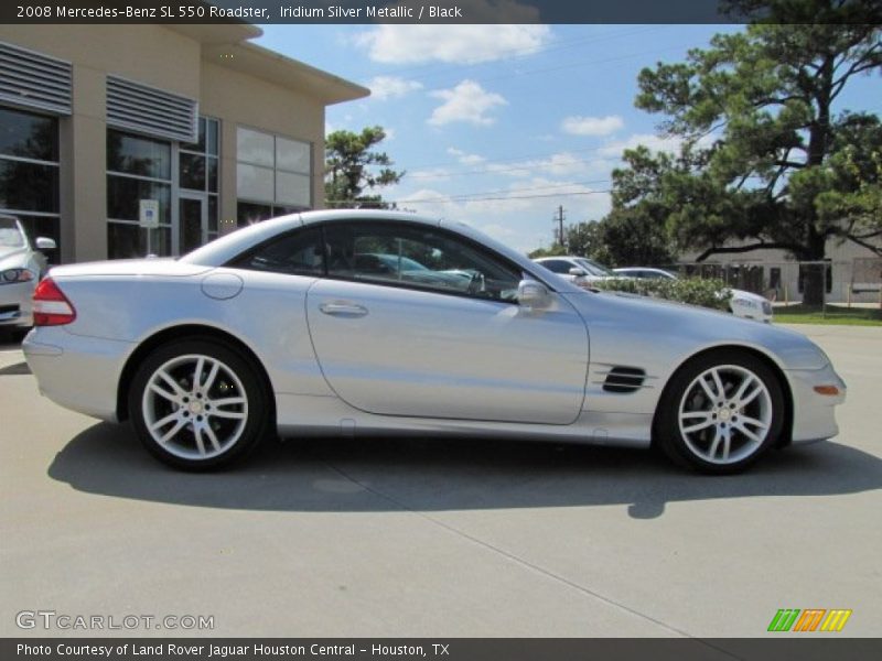 Iridium Silver Metallic / Black 2008 Mercedes-Benz SL 550 Roadster