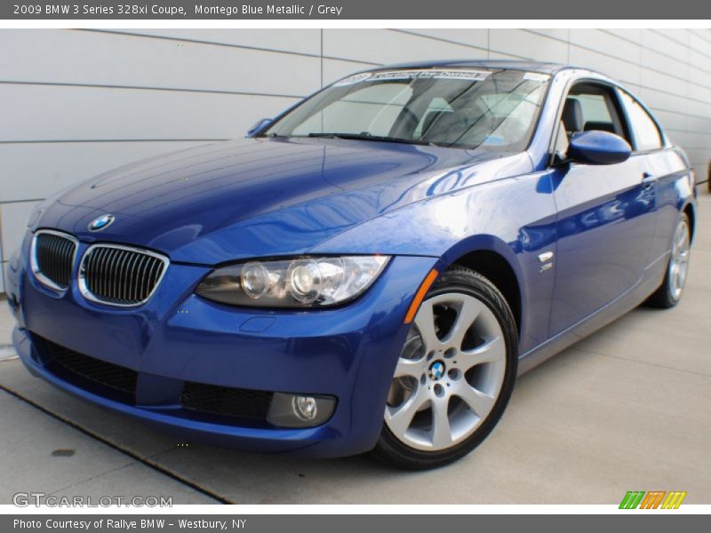 Front 3/4 View of 2009 3 Series 328xi Coupe