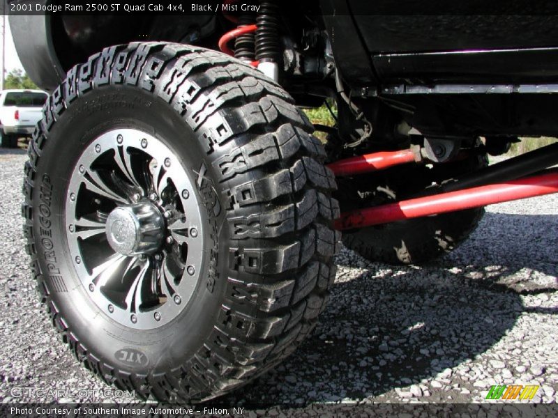 Black / Mist Gray 2001 Dodge Ram 2500 ST Quad Cab 4x4