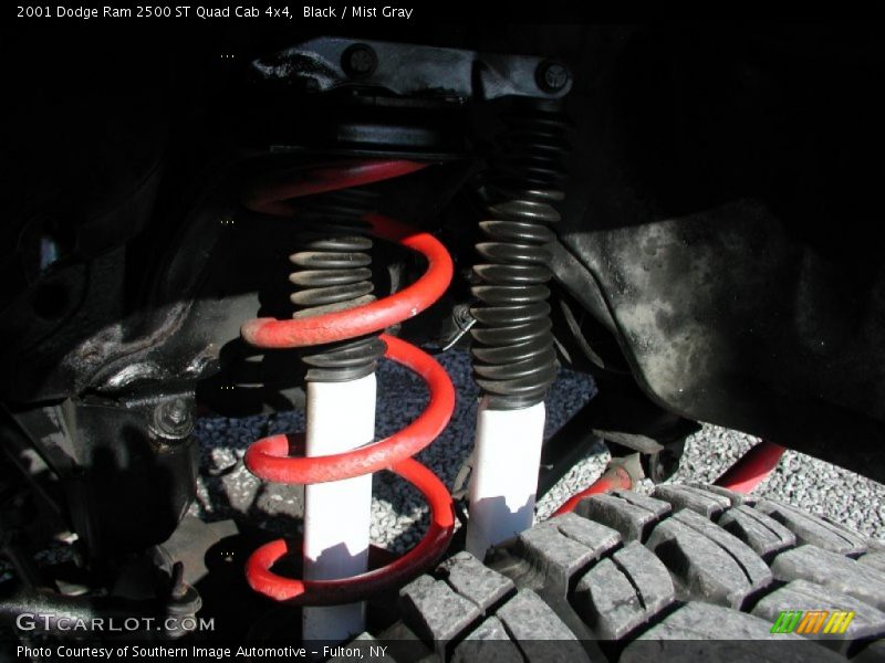 Black / Mist Gray 2001 Dodge Ram 2500 ST Quad Cab 4x4