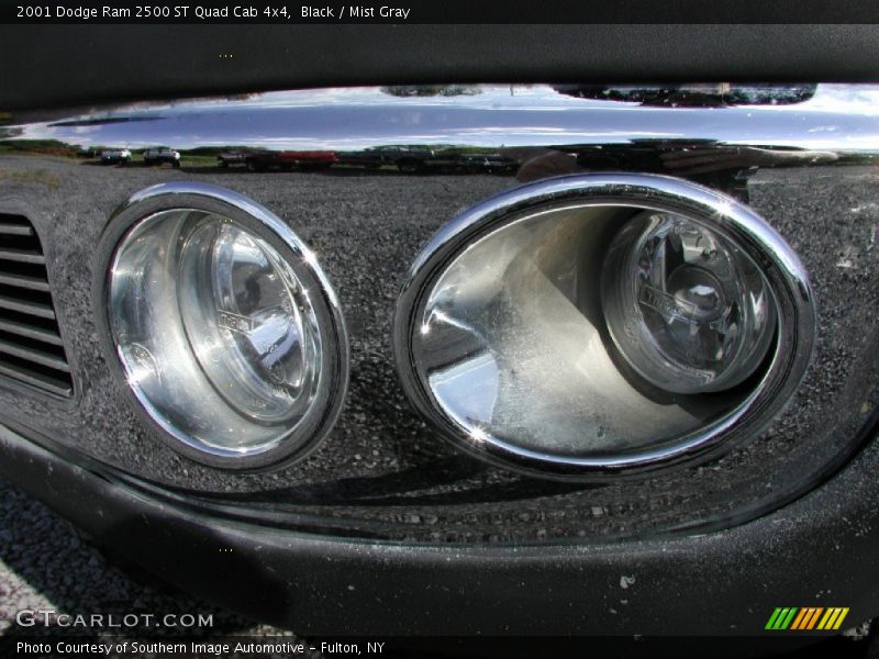 Black / Mist Gray 2001 Dodge Ram 2500 ST Quad Cab 4x4